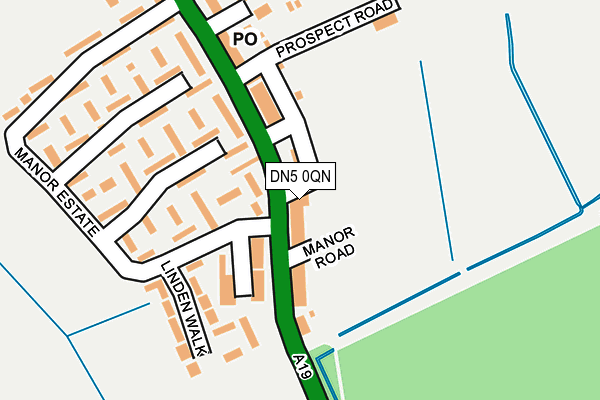 DN5 0QN map - OS OpenMap – Local (Ordnance Survey) DN5 0QN map - OS OpenMap – Local (Ordnance Survey)