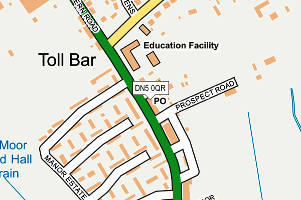DN5 0QR map - OS OpenMap – Local (Ordnance Survey) DN5 0QR map - OS OpenMap – Local (Ordnance Survey)