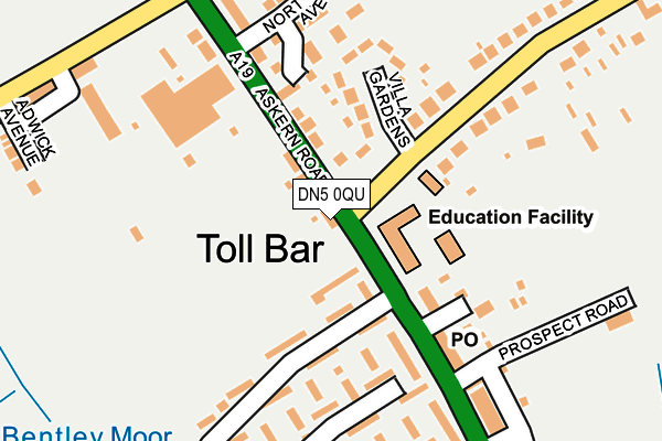 DN5 0QU map - OS OpenMap – Local (Ordnance Survey) DN5 0QU map - OS OpenMap – Local (Ordnance Survey)