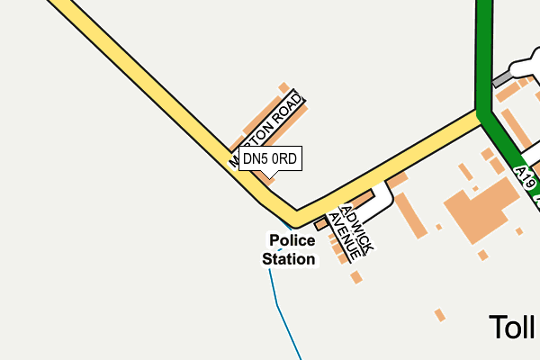 DN5 0RD map - OS OpenMap – Local (Ordnance Survey) DN5 0RD map - OS OpenMap – Local (Ordnance Survey)