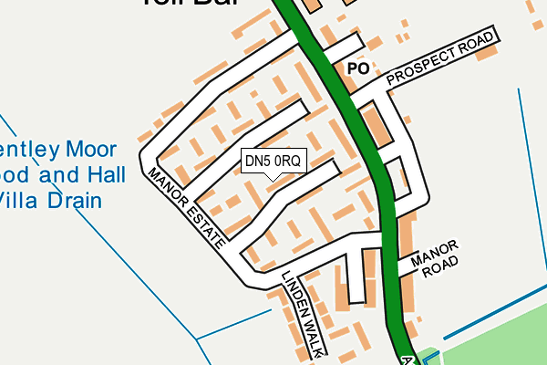 DN5 0RQ map - OS OpenMap – Local (Ordnance Survey) DN5 0RQ map - OS OpenMap – Local (Ordnance Survey)