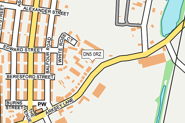 DN5 0RZ map - OS OpenMap – Local (Ordnance Survey) DN5 0RZ map - OS OpenMap – Local (Ordnance Survey)