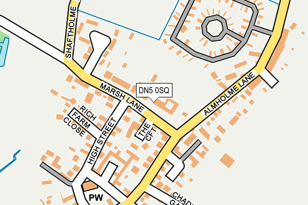 DN5 0SQ map - OS OpenMap – Local (Ordnance Survey) DN5 0SQ map - OS OpenMap – Local (Ordnance Survey)