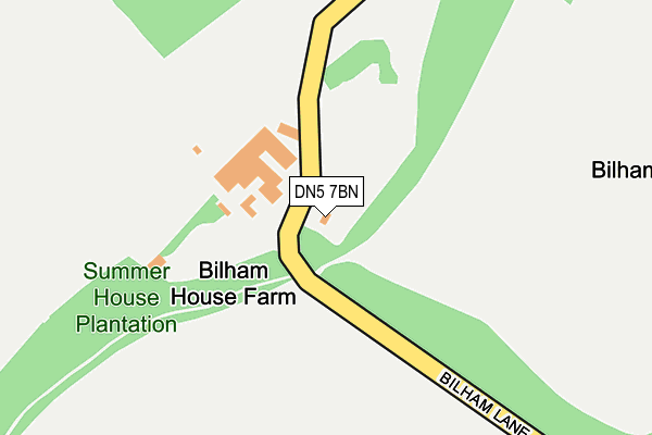 DN5 7BN map - OS OpenMap – Local (Ordnance Survey) DN5 7BN map - OS OpenMap – Local (Ordnance Survey)