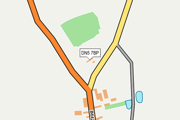 DN5 7BP map - OS OpenMap – Local (Ordnance Survey) DN5 7BP map - OS OpenMap – Local (Ordnance Survey)