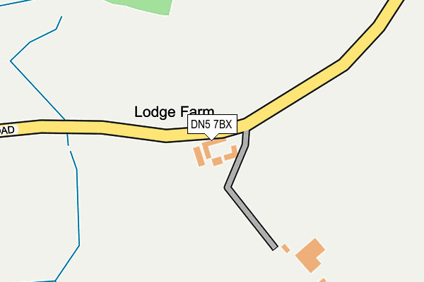 DN5 7BX map - OS OpenMap – Local (Ordnance Survey) DN5 7BX map - OS OpenMap – Local (Ordnance Survey)