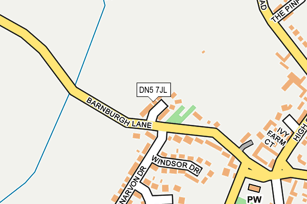 DN5 7JL map - OS OpenMap – Local (Ordnance Survey) DN5 7JL map - OS OpenMap – Local (Ordnance Survey)