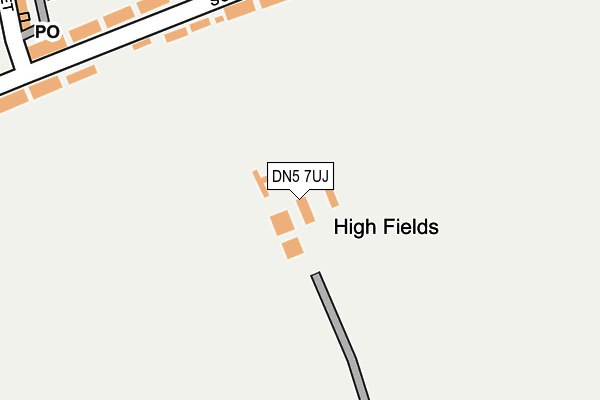 DN5 7UJ map - OS OpenMap – Local (Ordnance Survey) DN5 7UJ map - OS OpenMap – Local (Ordnance Survey)