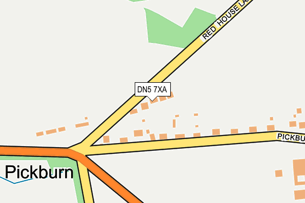 DN5 7XA map - OS OpenMap – Local (Ordnance Survey) DN5 7XA map - OS OpenMap – Local (Ordnance Survey)