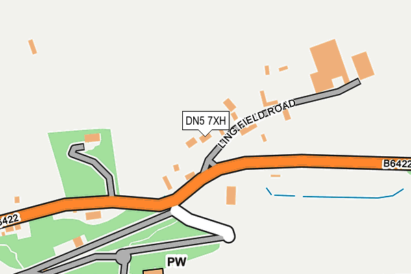 DN5 7XH map - OS OpenMap – Local (Ordnance Survey) DN5 7XH map - OS OpenMap – Local (Ordnance Survey)