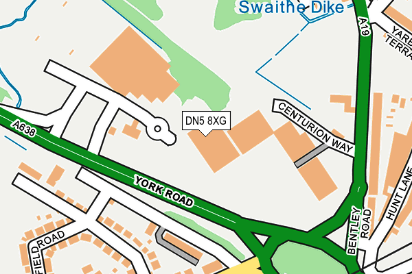 DN5 8XG map - OS OpenMap – Local (Ordnance Survey) DN5 8XG map - OS OpenMap – Local (Ordnance Survey)