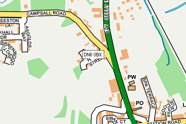 DN6 0BX map - OS OpenMap – Local (Ordnance Survey) DN6 0BX map - OS OpenMap – Local (Ordnance Survey)