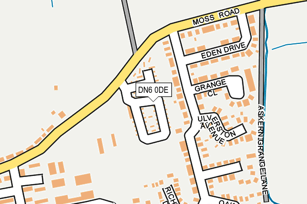 DN6 0DE map - OS OpenMap – Local (Ordnance Survey) DN6 0DE map - OS OpenMap – Local (Ordnance Survey)