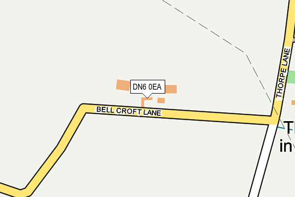 DN6 0EA map - OS OpenMap – Local (Ordnance Survey) DN6 0EA map - OS OpenMap – Local (Ordnance Survey)
