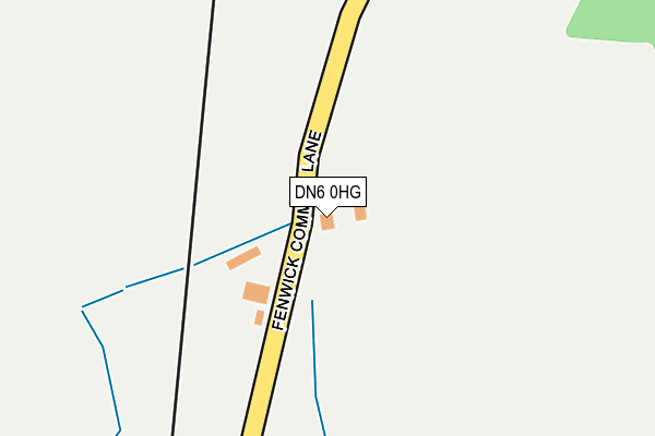 DN6 0HG map - OS OpenMap – Local (Ordnance Survey) DN6 0HG map - OS OpenMap – Local (Ordnance Survey)