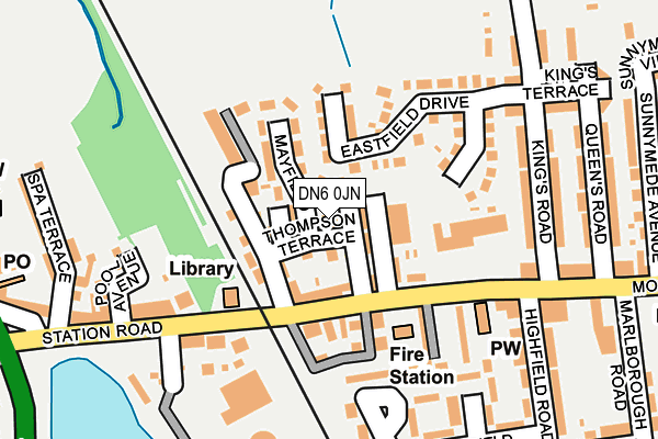 DN6 0JN map - OS OpenMap – Local (Ordnance Survey) DN6 0JN map - OS OpenMap – Local (Ordnance Survey)