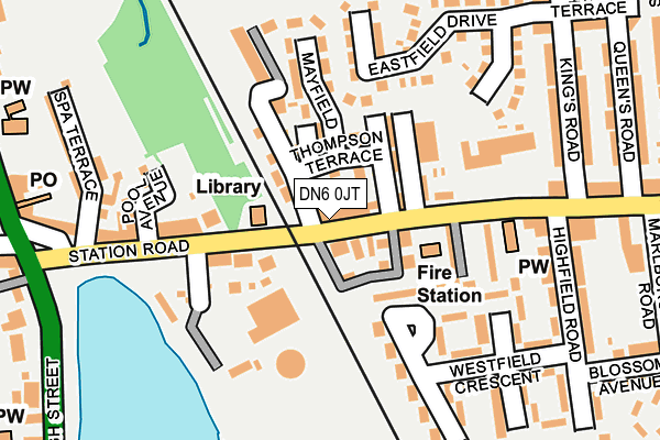 DN6 0JT map - OS OpenMap – Local (Ordnance Survey) DN6 0JT map - OS OpenMap – Local (Ordnance Survey)