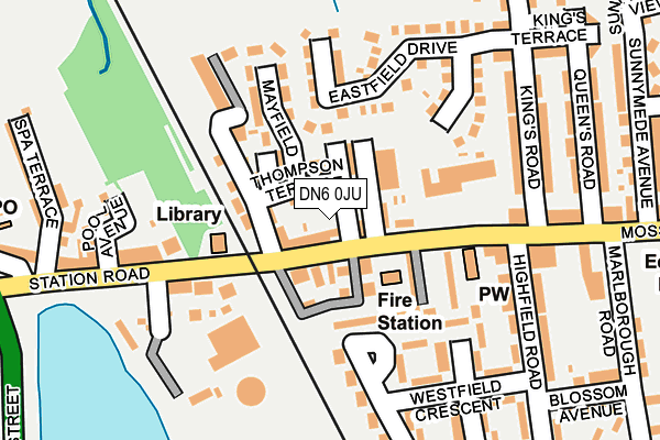 DN6 0JU map - OS OpenMap – Local (Ordnance Survey) DN6 0JU map - OS OpenMap – Local (Ordnance Survey)