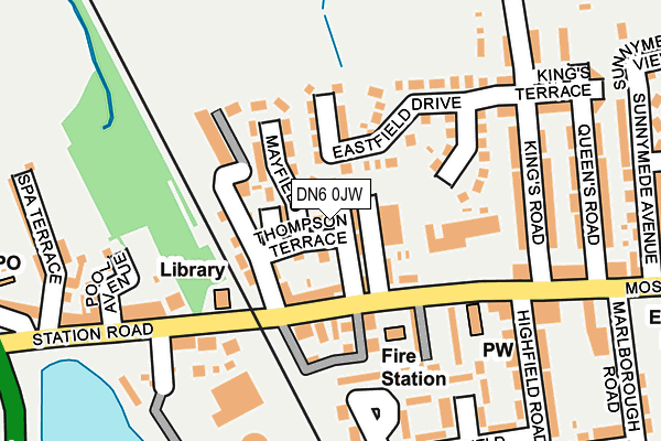 DN6 0JW map - OS OpenMap – Local (Ordnance Survey) DN6 0JW map - OS OpenMap – Local (Ordnance Survey)