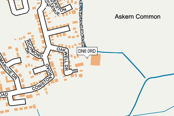 DN6 0RD map - OS OpenMap – Local (Ordnance Survey) DN6 0RD map - OS OpenMap – Local (Ordnance Survey)