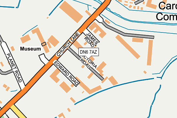 DN6 7AZ map - OS OpenMap – Local (Ordnance Survey) DN6 7AZ map - OS OpenMap – Local (Ordnance Survey)