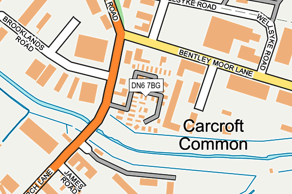 DN6 7BG map - OS OpenMap – Local (Ordnance Survey) DN6 7BG map - OS OpenMap – Local (Ordnance Survey)