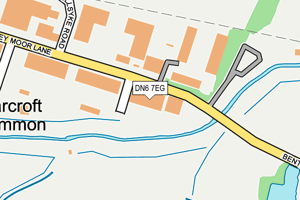 DN6 7EG map - OS OpenMap – Local (Ordnance Survey) DN6 7EG map - OS OpenMap – Local (Ordnance Survey)