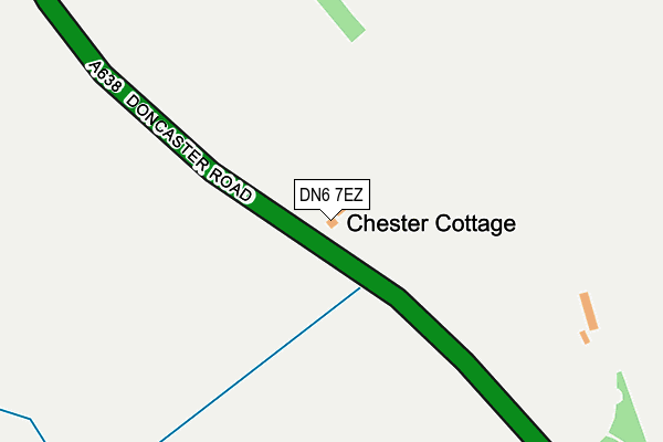 DN6 7EZ map - OS OpenMap – Local (Ordnance Survey)