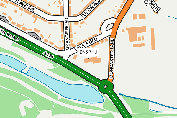 DN6 7HU map - OS OpenMap – Local (Ordnance Survey) DN6 7HU map - OS OpenMap – Local (Ordnance Survey)