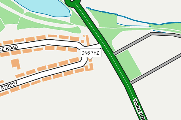 DN6 7HZ map - OS OpenMap – Local (Ordnance Survey) DN6 7HZ map - OS OpenMap – Local (Ordnance Survey)