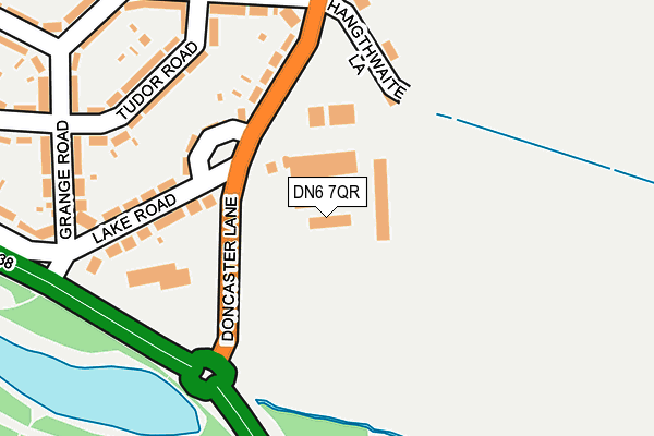 DN6 7QR map - OS OpenMap – Local (Ordnance Survey) DN6 7QR map - OS OpenMap – Local (Ordnance Survey)
