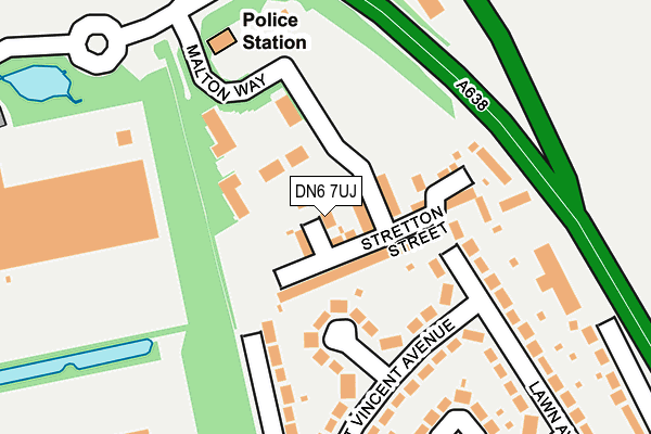 DN6 7UJ map - OS OpenMap – Local (Ordnance Survey) DN6 7UJ map - OS OpenMap – Local (Ordnance Survey)