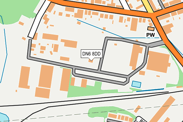 DN6 8DD map - OS OpenMap – Local (Ordnance Survey) DN6 8DD map - OS OpenMap – Local (Ordnance Survey)
