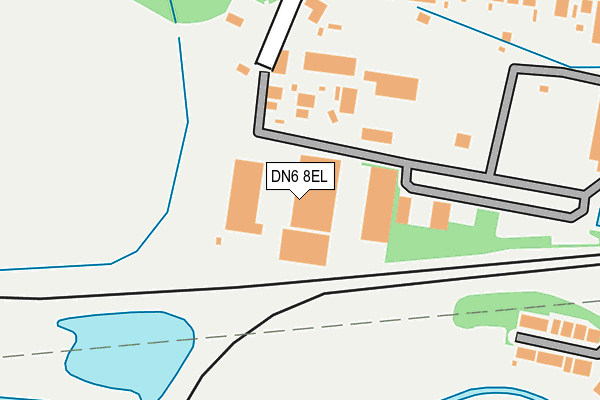 DN6 8EL map - OS OpenMap – Local (Ordnance Survey) DN6 8EL map - OS OpenMap – Local (Ordnance Survey)