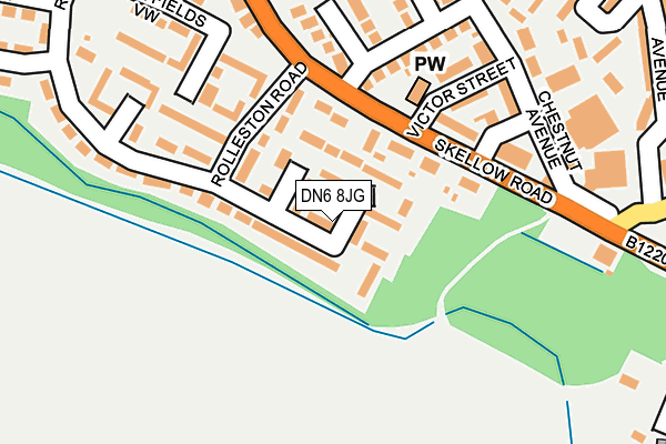 DN6 8JG map - OS OpenMap – Local (Ordnance Survey) DN6 8JG map - OS OpenMap – Local (Ordnance Survey)
