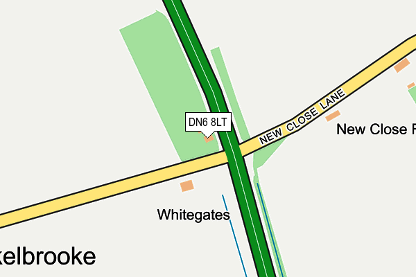 DN6 8LT map - OS OpenMap – Local (Ordnance Survey) DN6 8LT map - OS OpenMap – Local (Ordnance Survey)