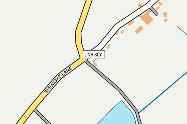 DN6 8LY map - OS OpenMap – Local (Ordnance Survey) DN6 8LY map - OS OpenMap – Local (Ordnance Survey)