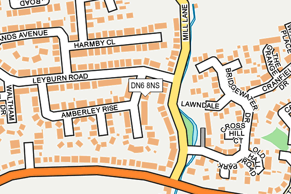 DN6 8NS map - OS OpenMap – Local (Ordnance Survey) DN6 8NS map - OS OpenMap – Local (Ordnance Survey)