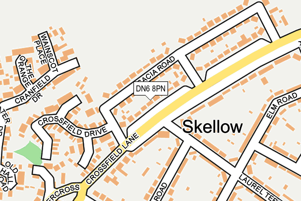 DN6 8PN map - OS OpenMap – Local (Ordnance Survey) DN6 8PN map - OS OpenMap – Local (Ordnance Survey)