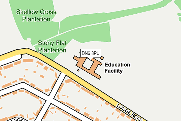 DN6 8PU map - OS OpenMap – Local (Ordnance Survey) DN6 8PU map - OS OpenMap – Local (Ordnance Survey)
