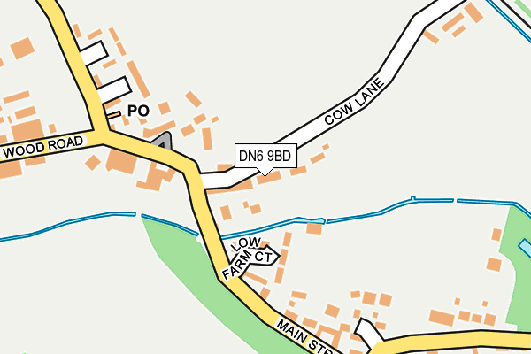 DN6 9BD map - OS OpenMap – Local (Ordnance Survey) DN6 9BD map - OS OpenMap – Local (Ordnance Survey)