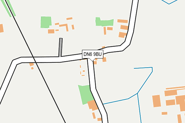 DN6 9BU map - OS OpenMap – Local (Ordnance Survey) DN6 9BU map - OS OpenMap – Local (Ordnance Survey)