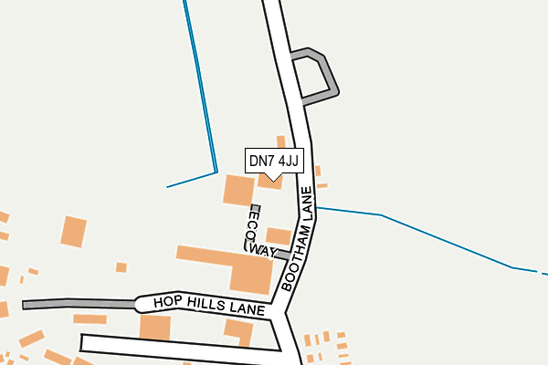 DN7 4JJ map - OS OpenMap – Local (Ordnance Survey) DN7 4JJ map - OS OpenMap – Local (Ordnance Survey)