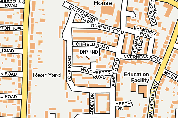DN7 4ND map - OS OpenMap – Local (Ordnance Survey) DN7 4ND map - OS OpenMap – Local (Ordnance Survey)