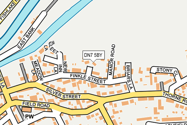 DN7 5BY map - OS OpenMap – Local (Ordnance Survey) DN7 5BY map - OS OpenMap – Local (Ordnance Survey)