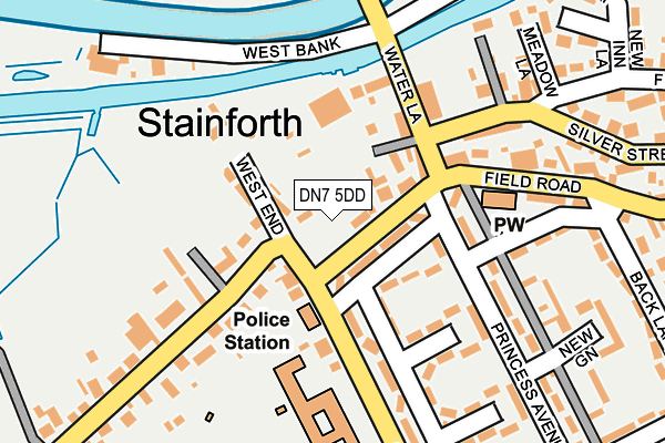 DN7 5DD map - OS OpenMap – Local (Ordnance Survey) DN7 5DD map - OS OpenMap – Local (Ordnance Survey)