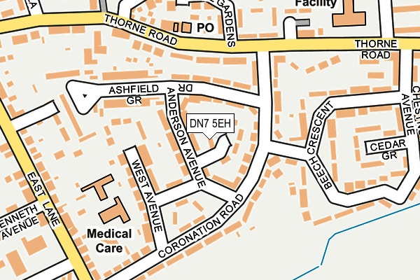 DN7 5EH map - OS OpenMap – Local (Ordnance Survey) DN7 5EH map - OS OpenMap – Local (Ordnance Survey)