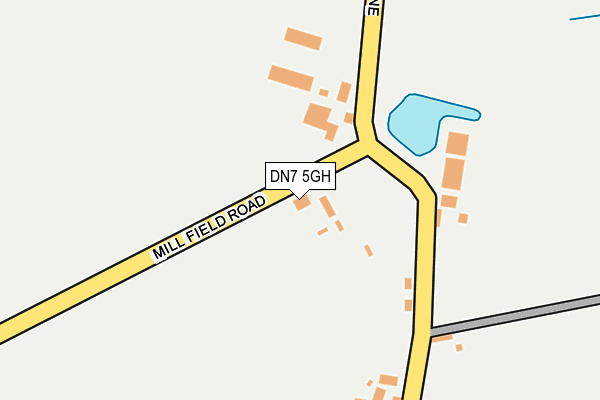 DN7 5GH map - OS OpenMap – Local (Ordnance Survey) DN7 5GH map - OS OpenMap – Local (Ordnance Survey)