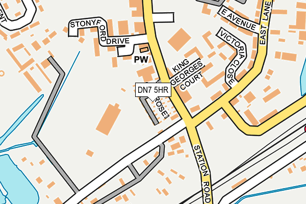 DN7 5HR map - OS OpenMap – Local (Ordnance Survey) DN7 5HR map - OS OpenMap – Local (Ordnance Survey)