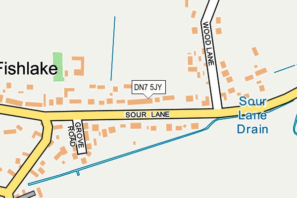 DN7 5JY map - OS OpenMap – Local (Ordnance Survey) DN7 5JY map - OS OpenMap – Local (Ordnance Survey)